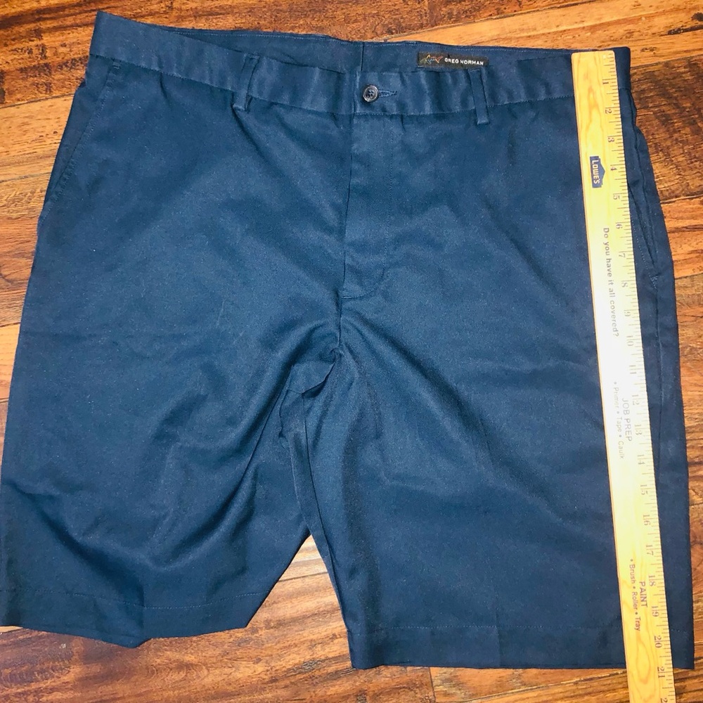 Greg Norman Collection Men's Navy Flat-Front Performance Shorts